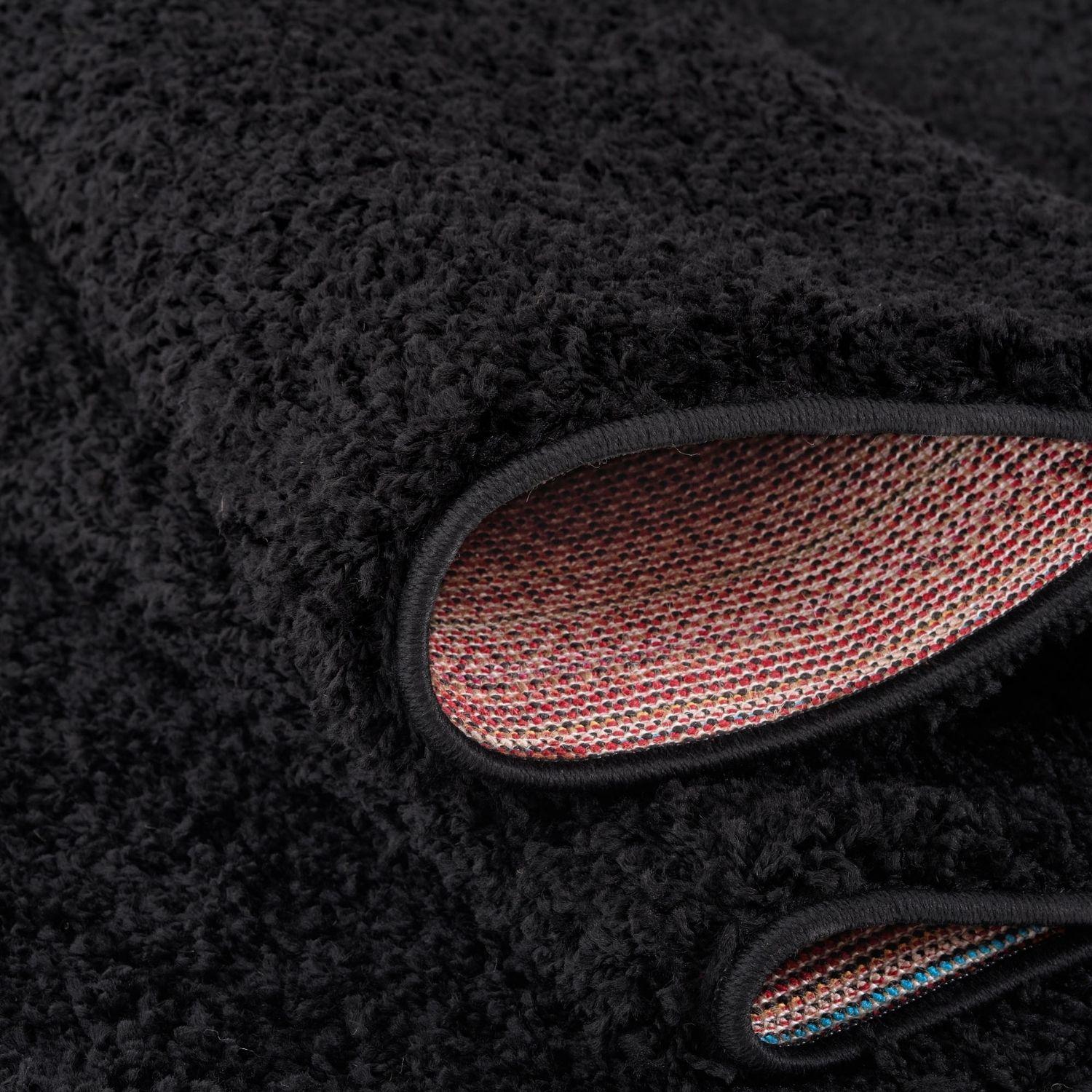 Myshaggy Solid Black Rug