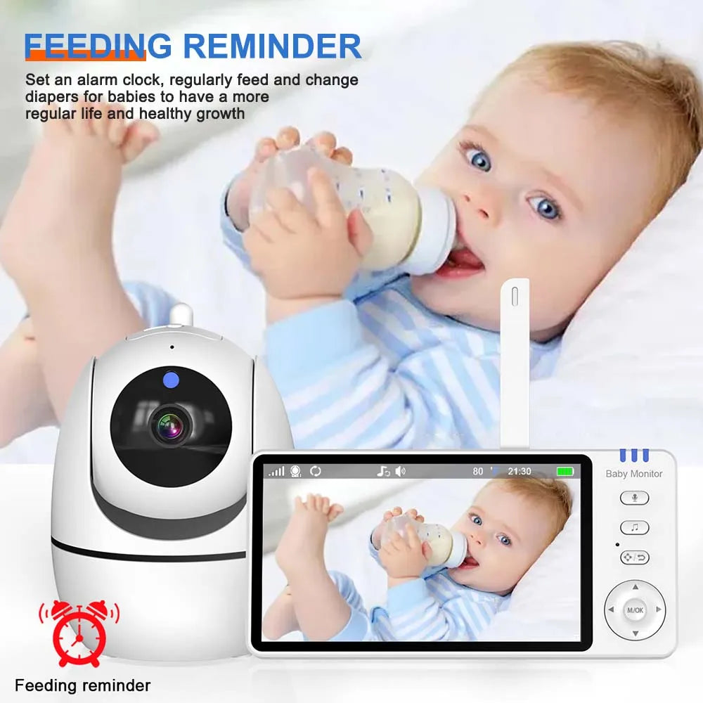 5 Inch Video Baby Monitor With Camera and speaker