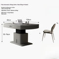 Any Size Custom Luxury Italian Sintered Stone Extendable Coffee Table Moisture Proof Easy Clean Multi Scene Home Living Room Fur