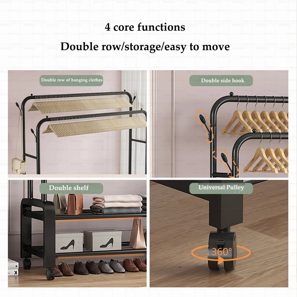 Standing Coat Rack Coats Page Children's Room Rack Home Furniture Wardrobe Stand Floor Stand Clothes Wall Clothes Hanger Hangers