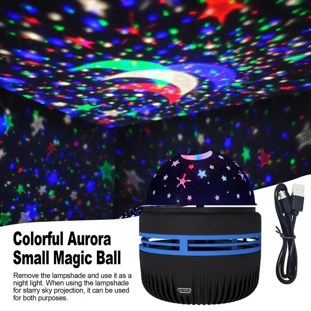 LED Galaxy Projector Light Multi-color Remote Control for Bedroom Decoration Christmas Star Projector Night Light New Year Gift