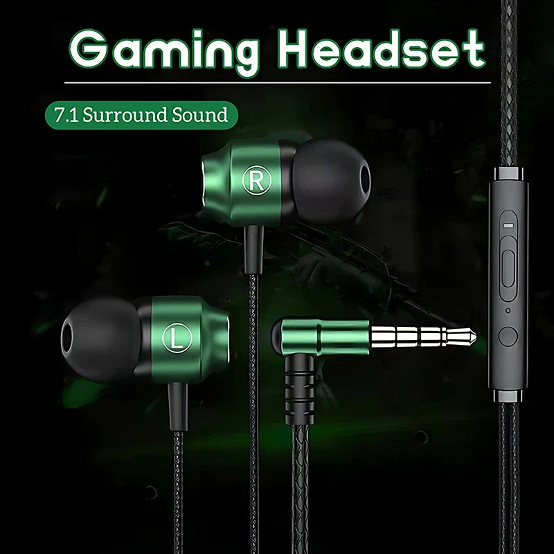 Metal Magnetic Gaming Earbuds Type-C/3.5MM AUX