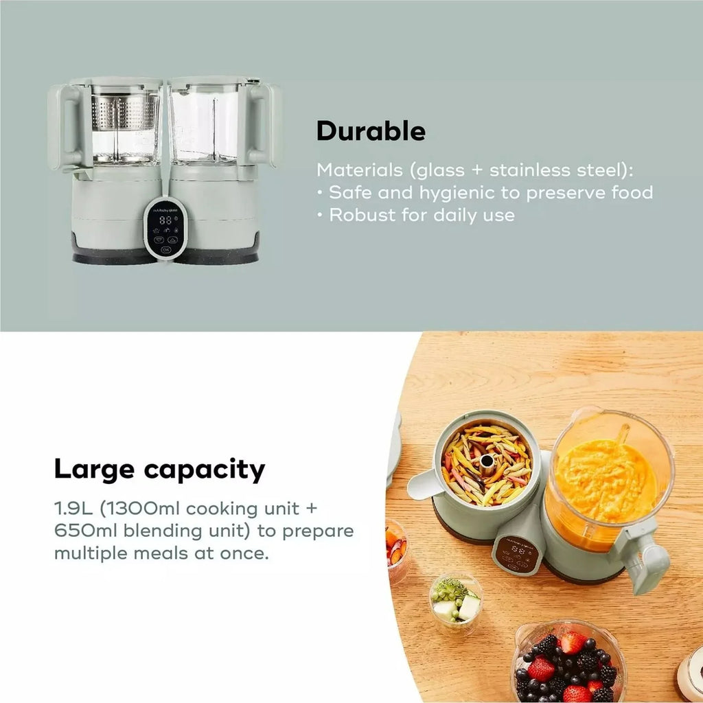 Babymoov Nutribaby Glass 4-in-1 Baby Food Maker