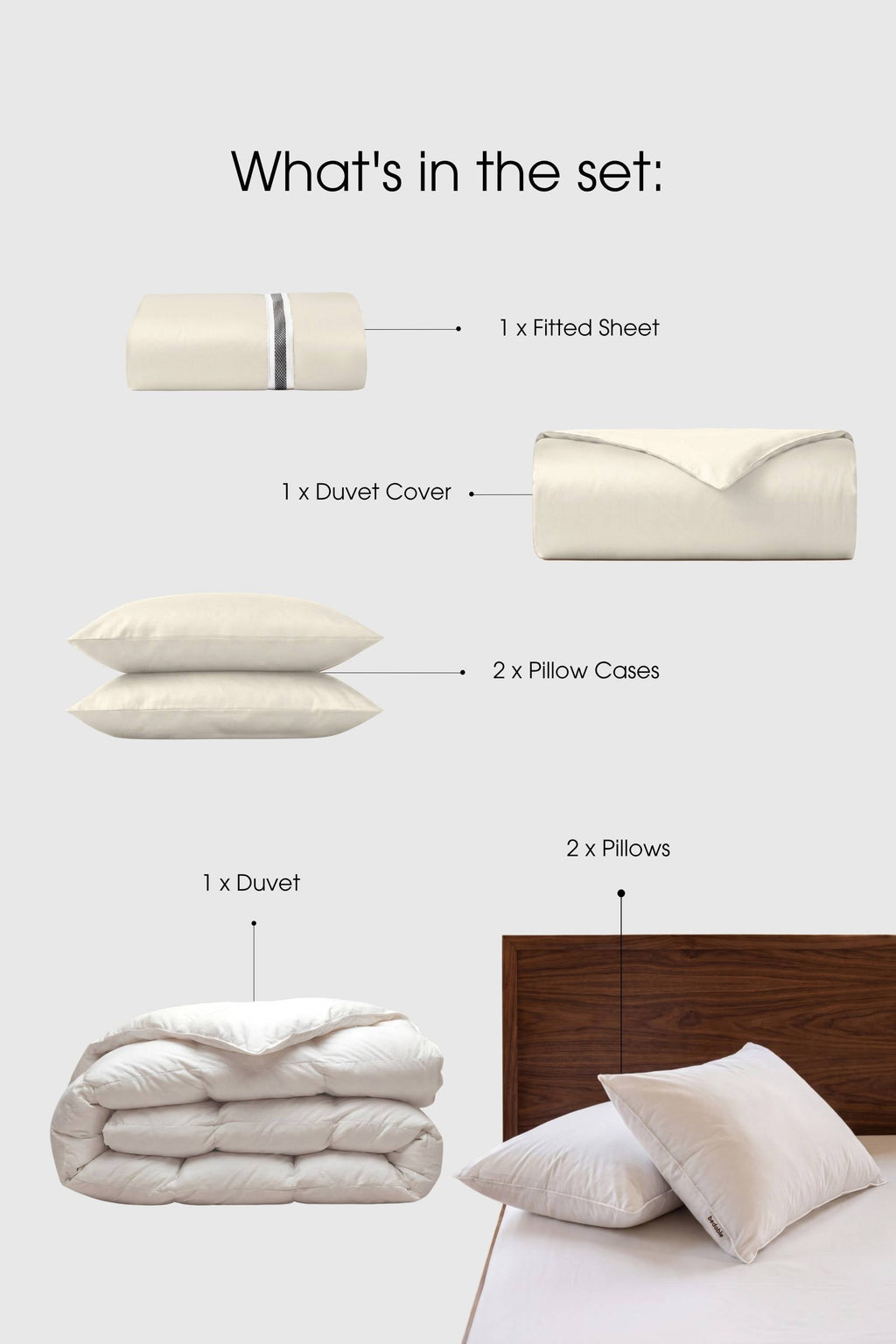 Sateen Move-In Bedding Set