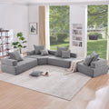 156''Oversized Modular U Shaped Sectional Sofa,Luxury Boucle Floor Couch Set