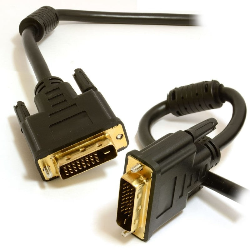 The Electronics Hub 4K UHD DVI-D Dual Link Cable Gold Plated