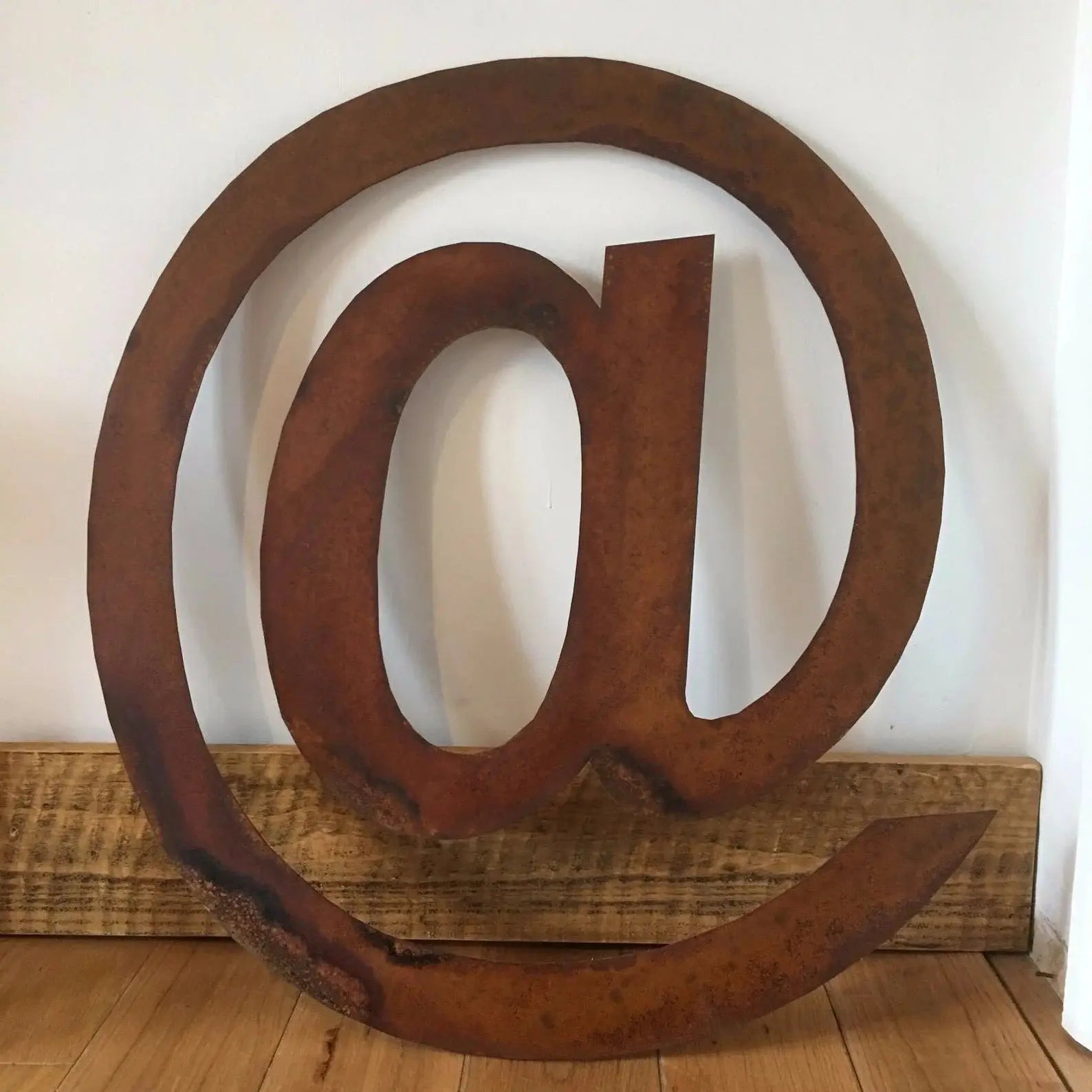 Large 70cm Rusty Metal Letters – XL Industrial Alphabet for Weddings, Home Decor & Shop Signs House Numbers