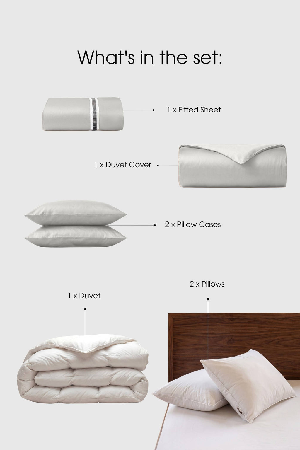 Sateen Move-In Bedding Set