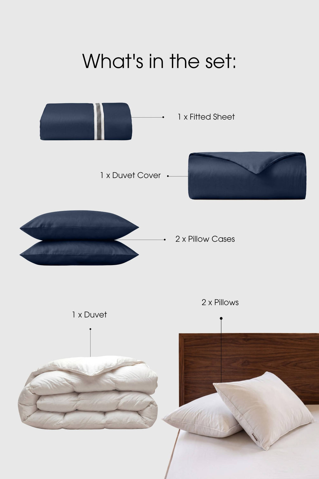 Sateen Move-In Bedding Set