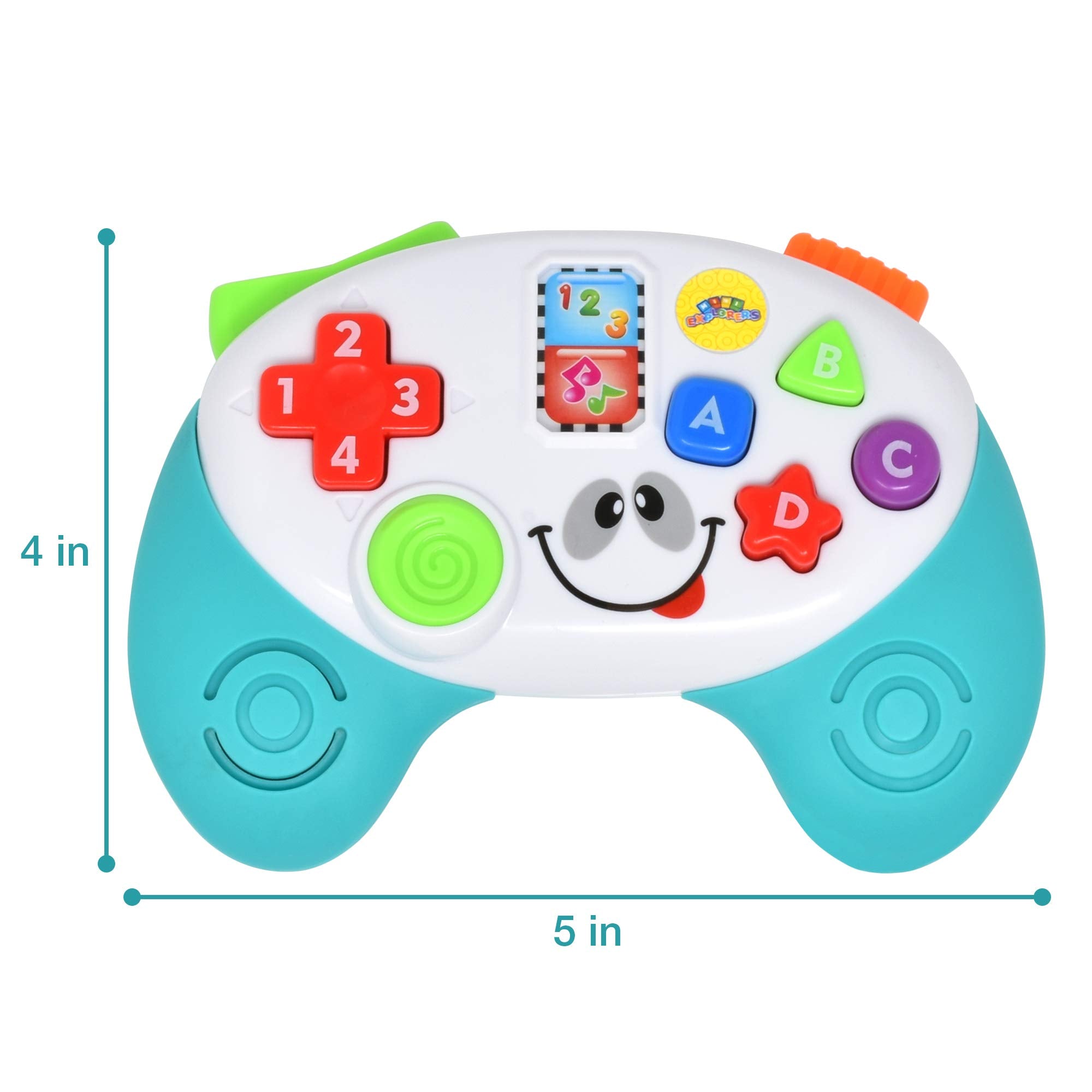 Number 1 in Gadgets Baby Remote Toy Game Controller – Light & Sound Educational Toy for Infants