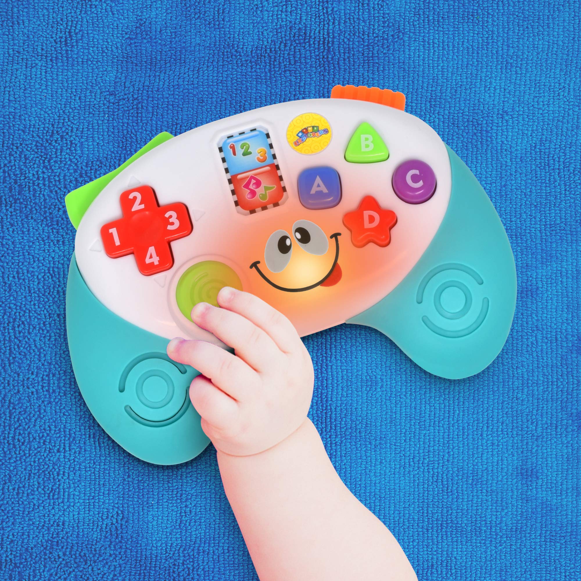 Number 1 in Gadgets Baby Remote Toy Game Controller – Light & Sound Educational Toy for Infants