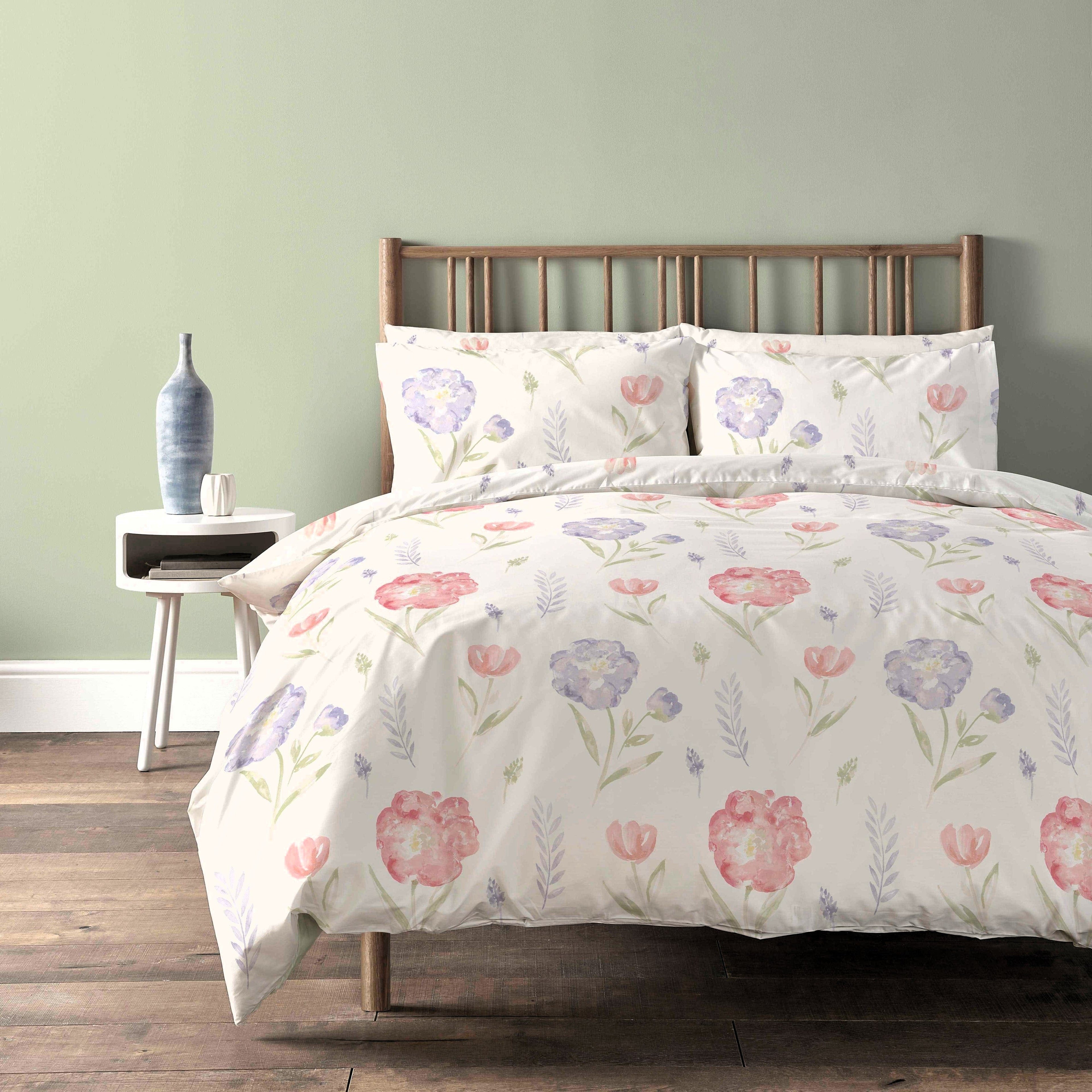 OLIVIA ROCCO Luxury Cotton Rich Duvet Sets Easycare Includes Duvet Cover And Pillowcases