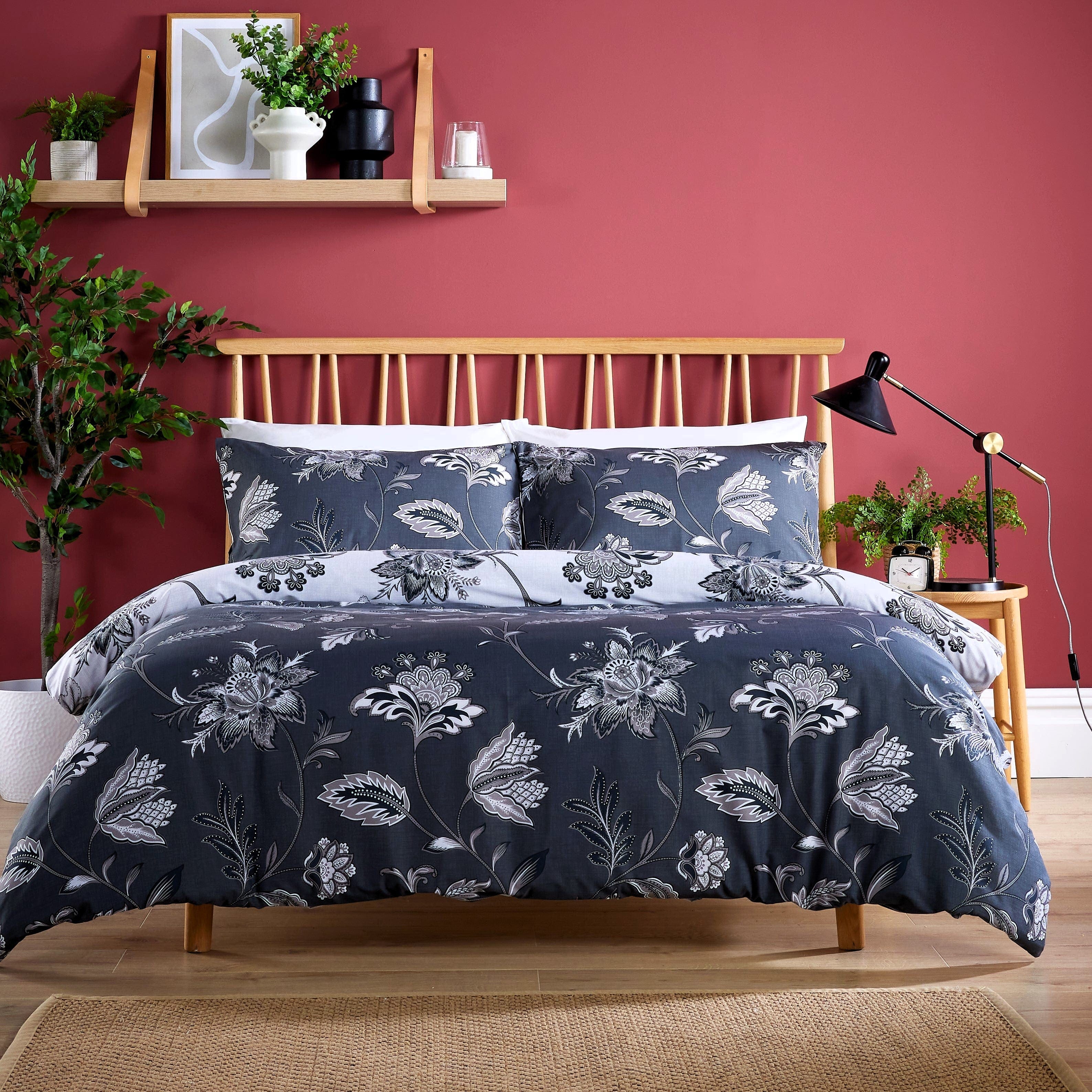 OLIVIA ROCCO Luxury Cotton Rich Duvet Sets Easycare Includes Duvet Cover And Pillowcases