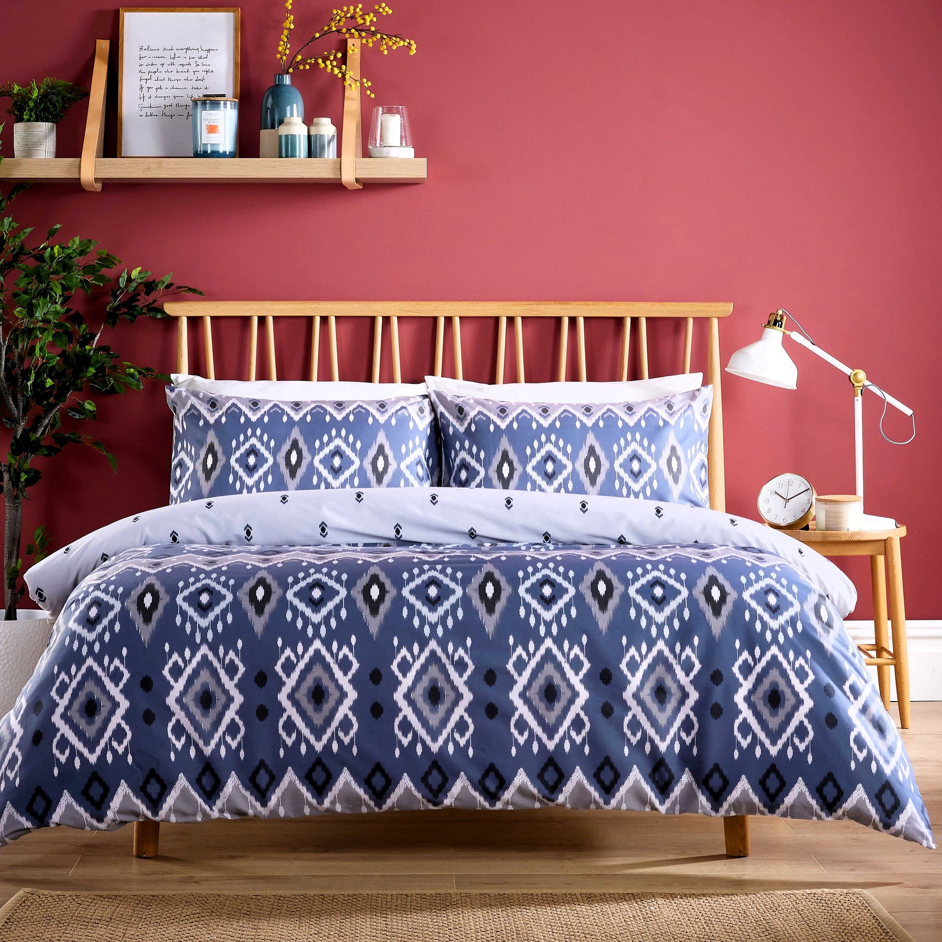 OLIVIA ROCCO Luxury Cotton Rich Duvet Sets Easycare Includes Duvet Cover And Pillowcases