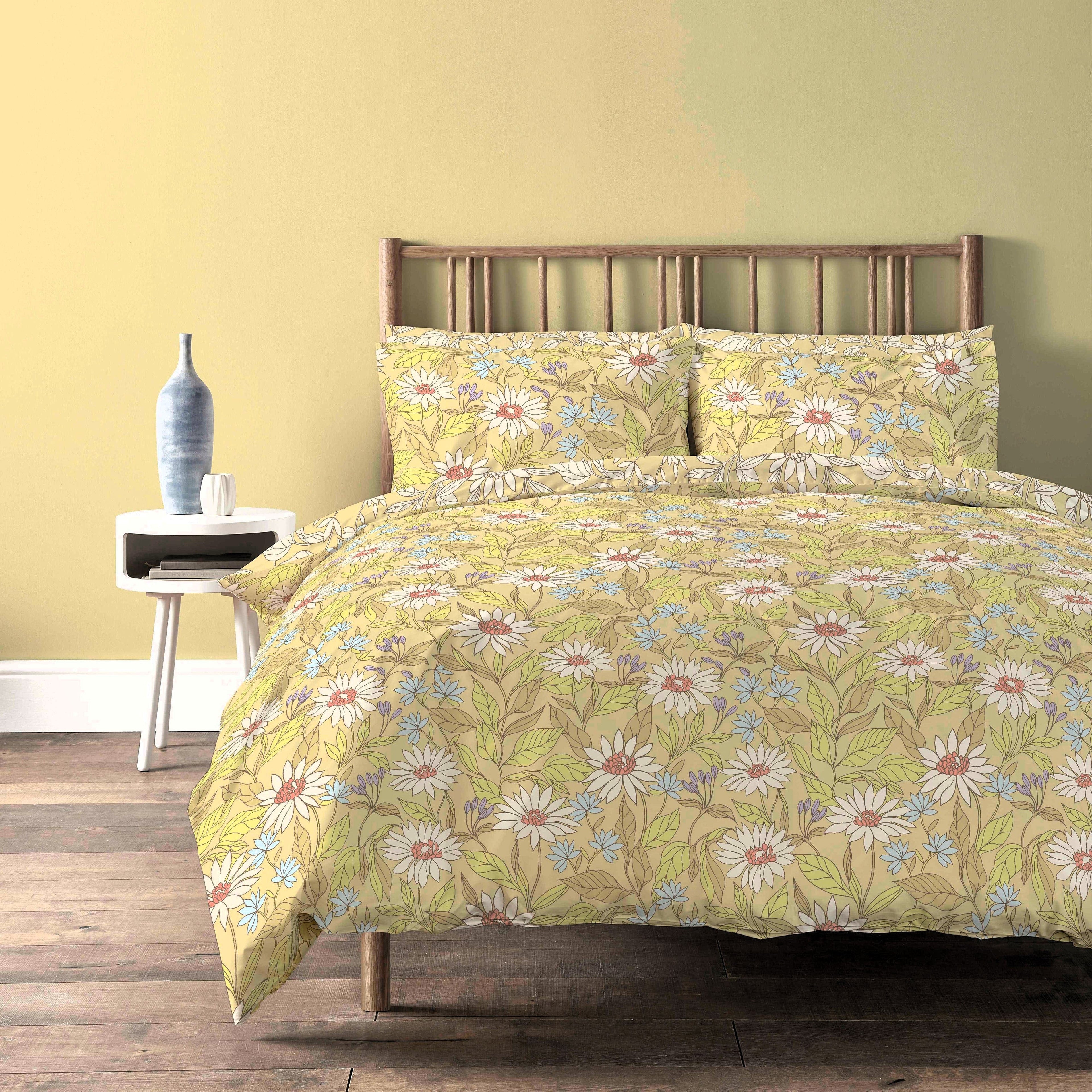 OLIVIA ROCCO Luxury Cotton Rich Duvet Sets Easycare Includes Duvet Cover And Pillowcases