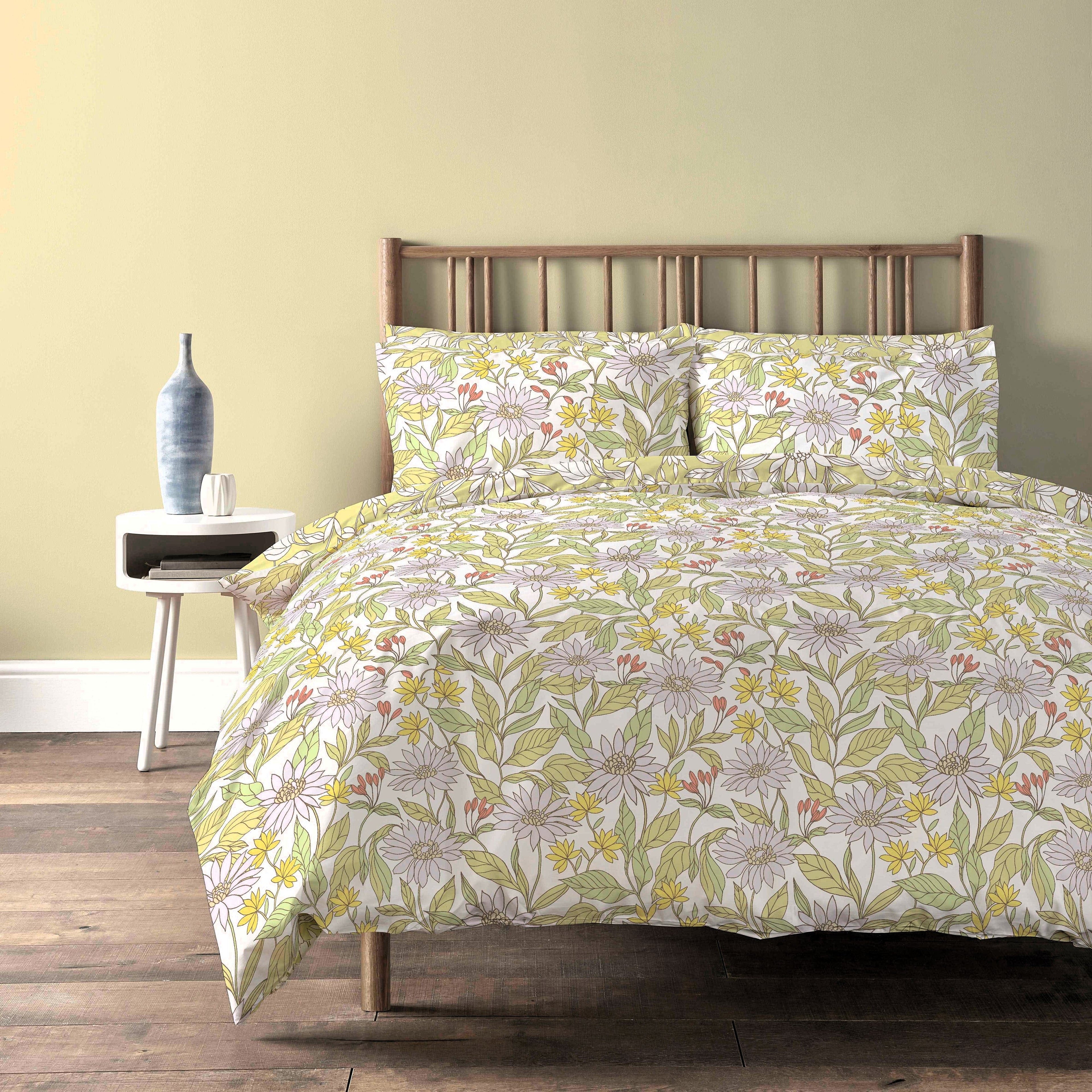 OLIVIA ROCCO Luxury Cotton Rich Duvet Sets Easycare Includes Duvet Cover And Pillowcases