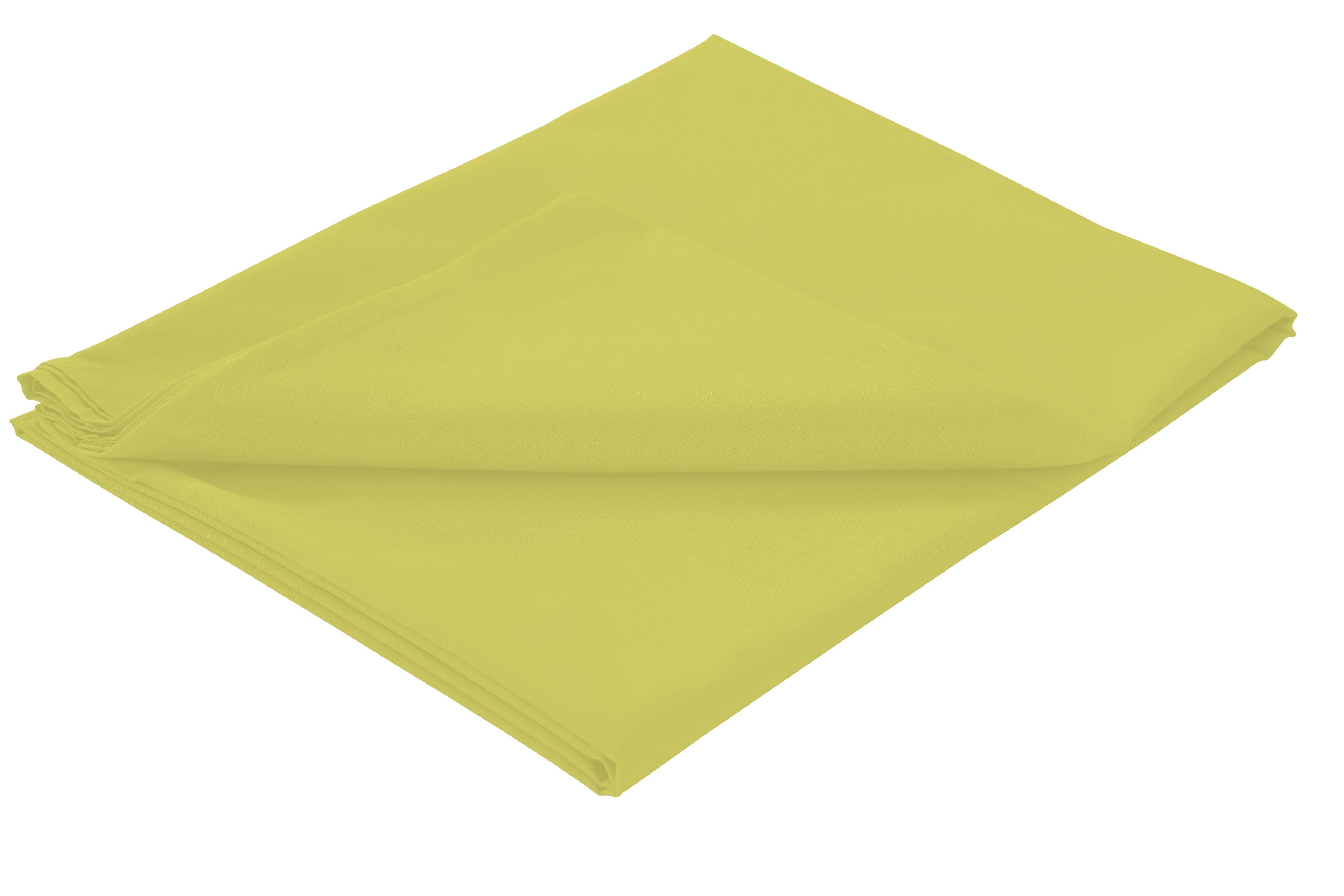 OLIVIA ROCCO Basics Flat Sheet Cotton Linen Blend Soft Luxurious Bedding In Multiple