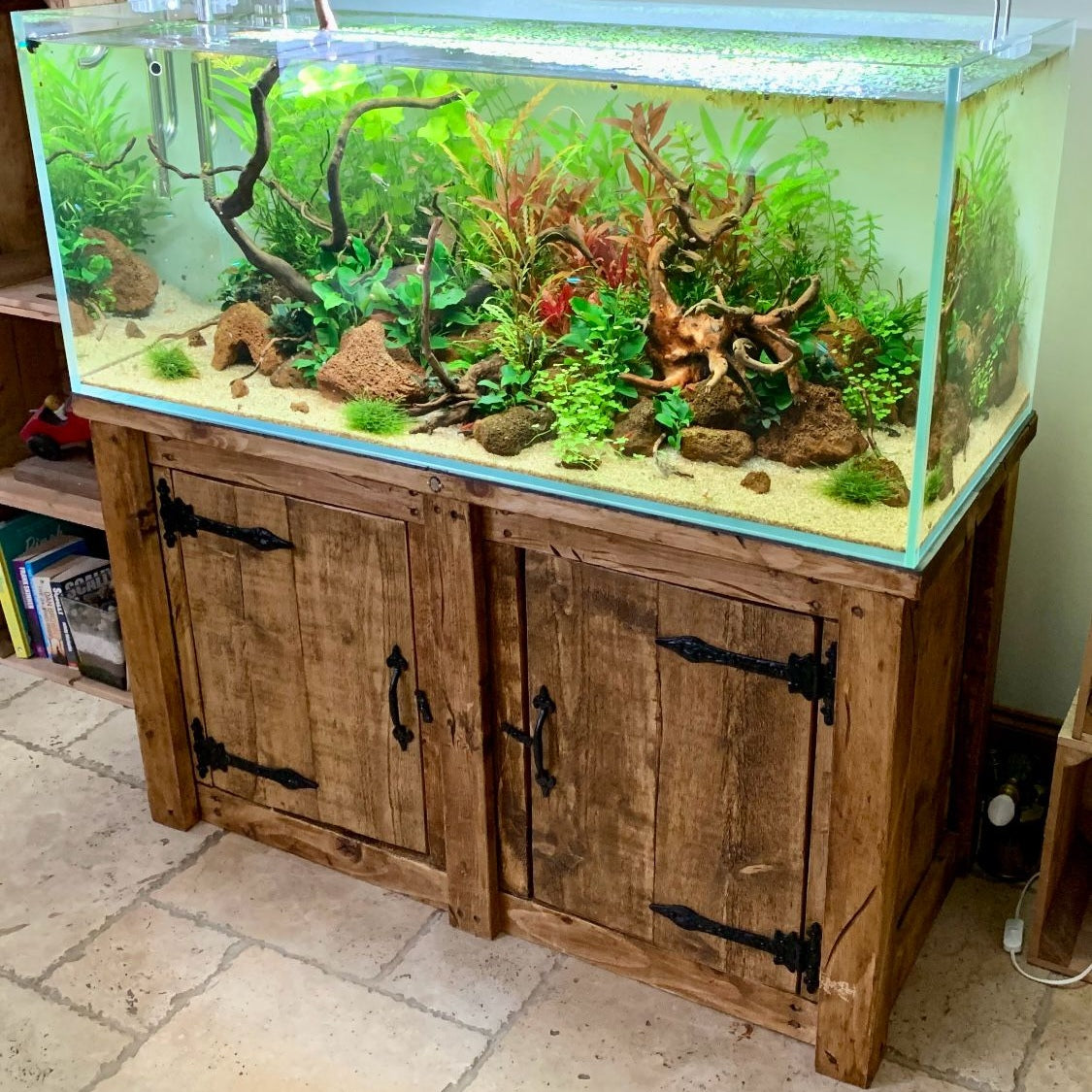Custom Wooden Fish Tank Stand - Bespoke Aquarium Stand