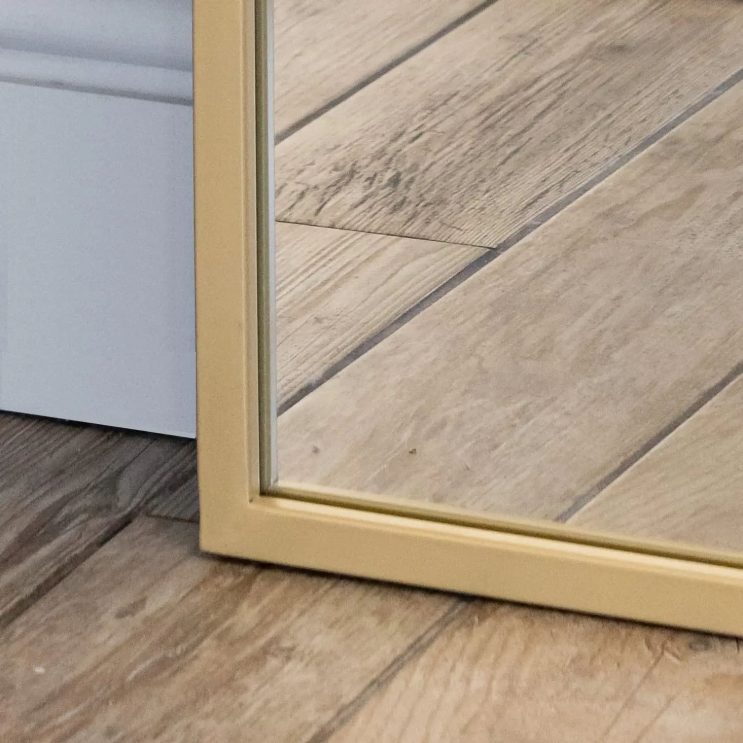 Takara - Full Length Gold Metal Rectangle Mirror - 200cm x 120cm