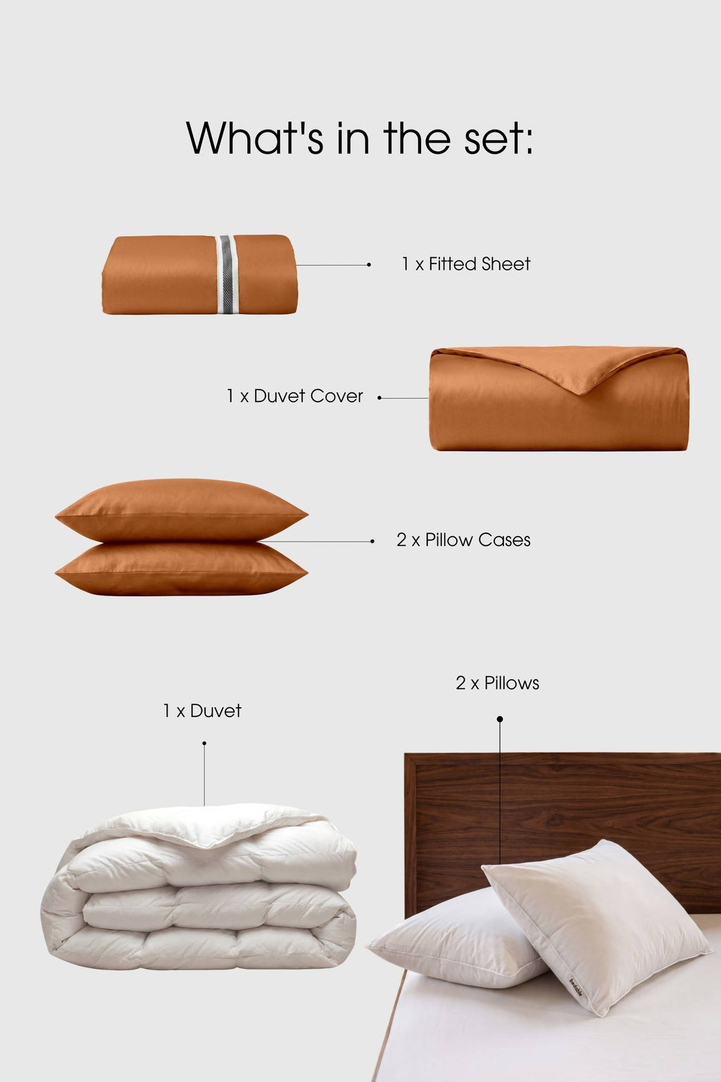 Sateen Move-In Bedding Set