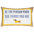 Dog Lover Needlepoint Pillow