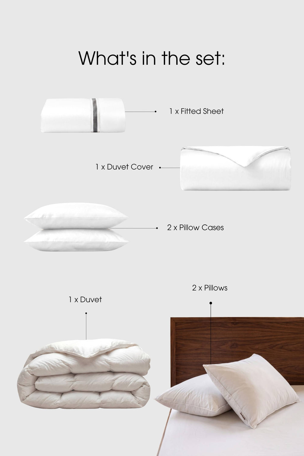 Sateen Move-In Bedding Set